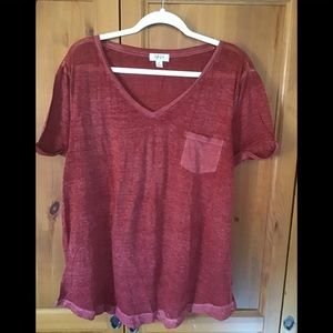 Style &Co 2X pocket t-shirt